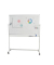 Stativdrehtafel-Whiteboard MAULstandard, 6459484, 195,5x194,5x55,8cm (BxHxT), kunststoffbeschichtet, Aluminium