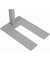 LED-Stehlampe MAULjaval 825 84 95, silber, mit zerlegt, dimmbar
