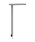 LED-Schreibtischlampe MAULjuvis, silber, mit Tischklemme, dimmbar
