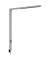 Schreibtischlampe MAULsirius 82593, LED, dimmbar, mit Tischklemme, silber