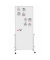 Stativdrehtafel-Whiteboard easy2move, 6455284, 75x180cm (HxB), kunststoffbeschichtet, Aluminium