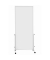 Stativdrehtafel-Whiteboard easy2move, 6455284, 75x180cm (HxB), kunststoffbeschichtet, Aluminium