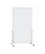 Stativdrehtafel-Whiteboard easy2move, 6455484, 100x180cm (HxB), kunststoffbeschichtet, Aluminium
