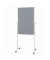 Moderationstafel solid 6366082 Filz grau/WB 120x75cm