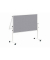 Moderationstafel solid 6366982, klappbar, Filz grau / Whiteboard weiß, 150x120cm