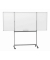 Klappstativdrehtafel-Whiteboard MAULstandard, 6458584, 120/240x100cm (BxH), kunststoffbeschichtet, Aluminium