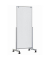 Stativdrehtafel-Whiteboard MAULpro easy2move, 6339484, 75x180cm (HxB), kunststoffbeschichtet, Aluminium