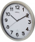 Uhr MAULstep 40RC Funkuhr silber Wanduhr Kunststoff Rahmen Ø 40cm