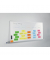 Whiteboard Meet up Bundle Wall rail, MUB05, 180x90cm (BxH), spezialbeschichtet, Aluminiumrahmen