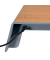 Monitorständer Smartstyle USB 52 x 8 x 25 cm (B x H x T) 5kg nicht höhenverstellbar Kunststoff/Acryl metallic/holzlook