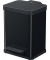 Tretabfalleimer Öko duo Plus, M, 2 x 9 l, 330 x 320 x 430 mm, schwarz