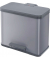 Tretabfalleimer Öko trio Plus L 47 x 43 x 34 cm (B x H x T) 3 x 9l Stahlblech silber