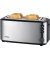 Toaster AT 2509 15,7 x 18,05 x 39,7 cm (B x H x T) 1.400W 2 Toastkammern mit Br&ouml;tchenaufsatz