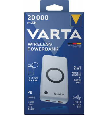 Powerbank QuickCharge 57909101111, silber, 10000 mAh