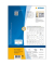 Etikett 4599 105x148mm ws