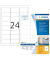 Folienetiketten Special 9537, wei&szlig;, 63,5x33,9mm, rechteckig