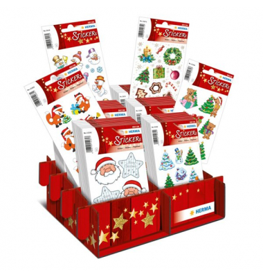 Schmucketikett Sortiment DECOR Weihnachtsklassiker 60 Pack