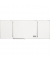Klapp-Whiteboard ferroscript 250 x 90cm emailliert Aluminiumrahmen
