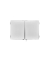Whiteboard-klappbar ferroscript®, 1240303, 150/300x90cm, emailliert, Aluminiumrahmen