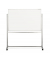 Stativdrehtafel-Whiteboard ferroscript, 1240315, 150x100cm (BxH), emailliert, Aluminiumrahmen