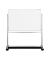 Stativdrehtafel-Whiteboard Design ferroscript, 1240522, 220x120cm, emailliert, Aluminiumrahmen