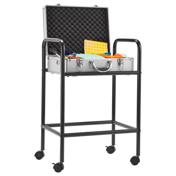4013695018737 - Trolley für Moderatorenkoffer schwarz Stahlrohr-Konstuktion 4 Laufrollen 4013695018737 HOLTZ OFFICE SUPPORT