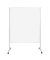 Whiteboard mobil Mobile, 1201100M, 150x120cm (BxH), emailliert, Aluminiumrahmen