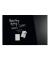 Glas-Magnetboard 13408012, 150x100cm, schwarz