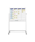 Stativdrehtafel-Whiteboard Scrumboard, 1240499, 120x90cm (BxH), Aluminiumrahmen