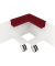 Eckablage Infinity Wall 114663003 rubinrot