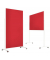 Moderationstafel evolution plus 1181106 rot