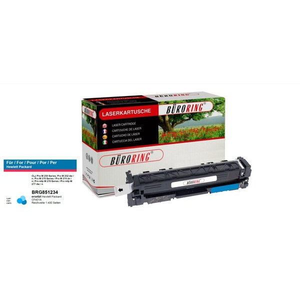 4016058009397 - Toner BRG851234 (kompatibel zu Color LaserJet Pro M252-270) cyan ca 1400 Seiten 4016058009397 Büroring