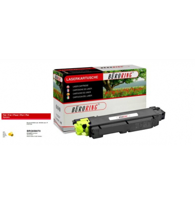 Toner BRG858070 (kompatibel zu Kyocera Ecosys M-6030cdn), gelb, ca. 5000 Seiten