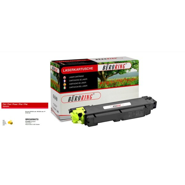 4016058009663 - Toner BRG858070 (kompatibel zu Kyocera Ecosys M-6030cdn) gelb ca 5000 Seiten 4016058009663 Büroring