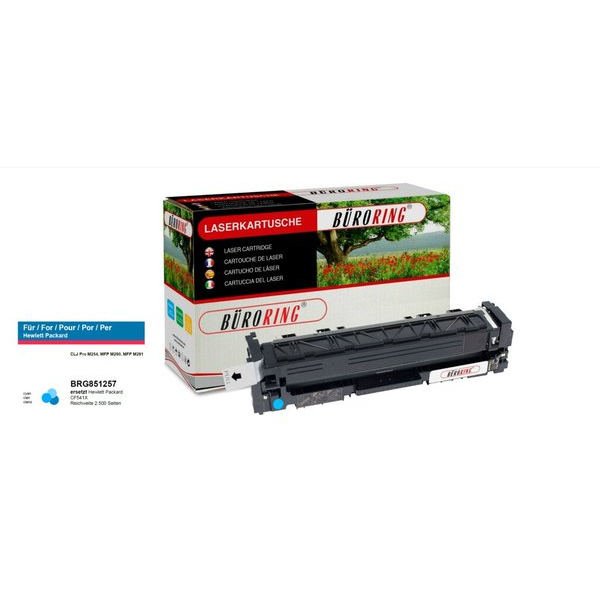 4016058012564 - Toner BRG851257 (kompatibel zu HP Color Laserjet Pro) cyan ca 2500 Seiten 4016058012564 Büroring