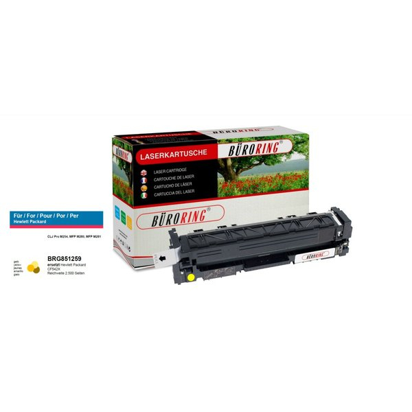 4016058012588 - Toner BRG851259 (kompatibel zu HP Color Laserjet Pro) gelb ca 2500 Seiten 4016058012588 Büroring