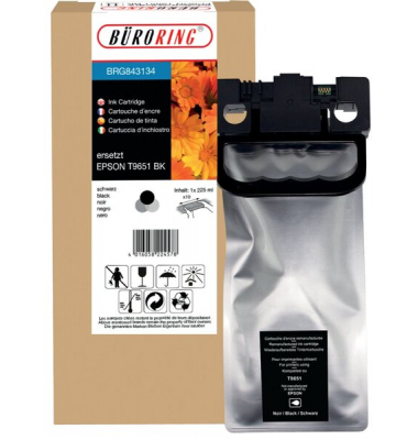 Druckerpatrone BRG843134 (kompatibel zu Epson), schwarz, ca. 12000 Seiten