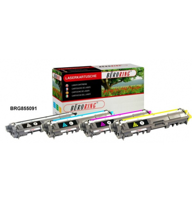 Multipack Toner TN-245BK/246CMY für Brother HL 3140CW, HL-3142CW,