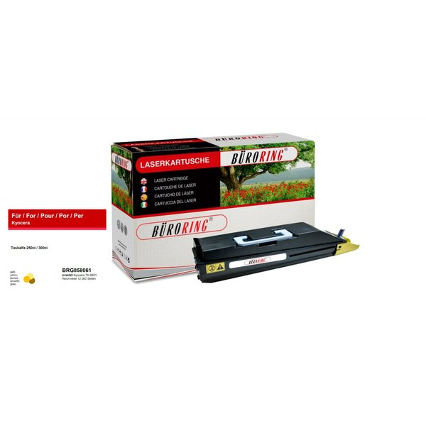 4016058580612 - Toner BRG858061 (kompatibel zu Kyocera Taskalfa 250ci) gelb ca 12000 Seiten 4016058580612 Büroring