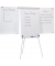 Flipchart X-tra!Line Standard Plus, EL-FC22, 68x105cm (BxH), lichtgrau, mit Beinen, mit 2 Seitenarmen