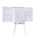 Flipchart X-tra!Line Standard Plus, EL-FC22, 68x105cm (BxH), lichtgrau, mit Beinen, mit 2 Seitenarmen