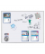 Whiteboard ECO, SC4202, 90x60cm, emailliert, Aluminiumrahmen