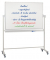 Stativdrehtafel-Whiteboard ST3802, 150x100cm, emailliert, Aluminiumrahmen
