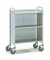 Bürowagen mit 3 Etagen l.grau 1100x810x385 150kg
