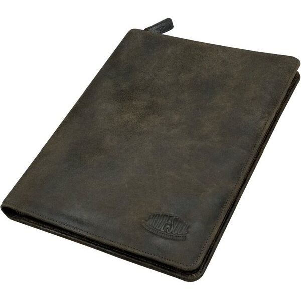 4021068301065 - Schreibmappe DIN A4  Leder braun Einschubfach Visitenkartenfächer 4021068301065 JÜSCHA