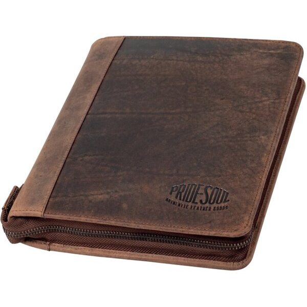 4021068301232 - Organizer Charon DIN A5 Leder braun Notizblock Handyfach 4021068301232 30123