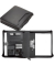 Ringbuchmappe BERGAMO mit Hebelmechanik RV schwarz 370x310x65mm