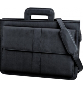 Dokumententasche AVERSA 41024, schwarz, Kunstleder, Rei&szlig;verschluss