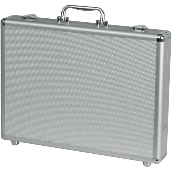 4021068451128 - Koffer Minor schmal Alu silber 2 Schnappverschlüsse 4021068451128 JÜSCHA