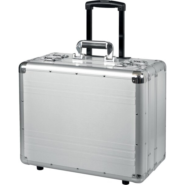 4021068451500 - ALUMAXX Multifunktions-Koffer Challenger mit Tragegriff und Rollen 2 Fächer silber